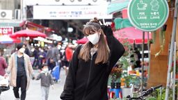 Student at Korean Food Market