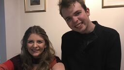 My brother and me