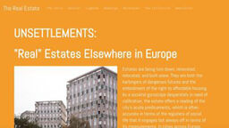 Flyer for Unsettlements information