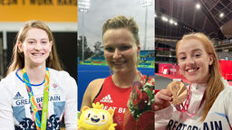 Bryony Page, Hollie Pearne-Webb, Megan Shackleton