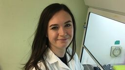 Bronte Elliott, technician in the School of Biosciences