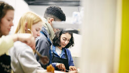 Selena Treuherz in Foodhall kitchen