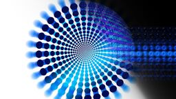 Blue data graphic