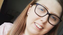 Abbie Courtney-Smith taking a selfie and smiling