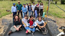 Researchers in rural Columbia