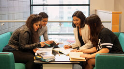 Image of students collaborating