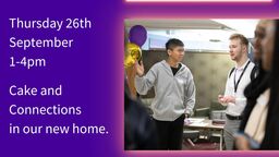 Cake and connections in our new home 