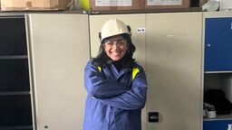 Romesa Khawaja in uniform