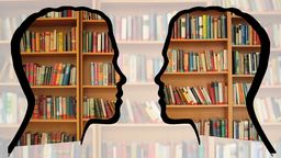 Books and faces