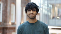 MSc Biomedical student, Akilan. 