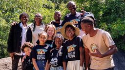 Facilitators gathering at Kufunda Village