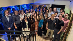 Group shot of smiling engineering students from Tennessee University