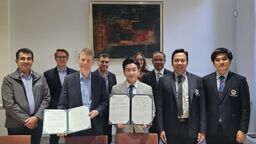 An MoU being signed 