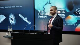 Dr Rob Ward presenting at Trade Mission