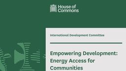MPs: UK must protect aid for community-led energy access