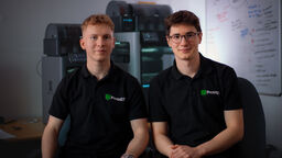 (LtoR) Founders Edward George and William Toms