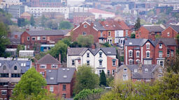 An image showing houses in Sheffield