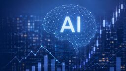 Visual of a brain with AI superimposed