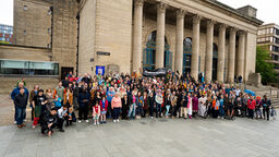 Musicians from across Sheffield gathered at the City Hall to show their support for the city's music scene