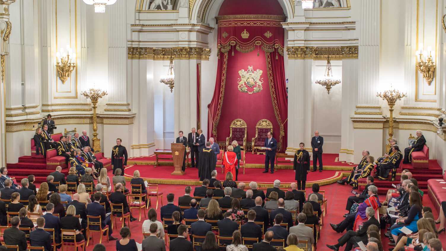 Thumbnail for Award-winning Sheffield neuroscientists honoured at Buckingham Palace reception …