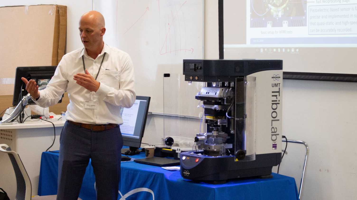 Thumbnail for Bruker Nano Surfaces co-hosts 'very successful' workshop with the Henry Royce In…