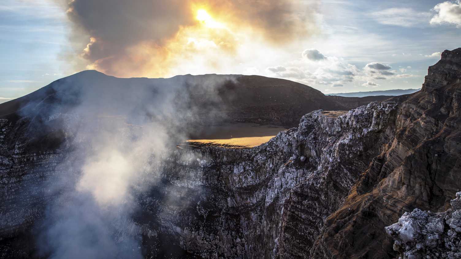Thumbnail for Lava lake fieldwork trip lays groundwork for student’s volcanology career | Fa…