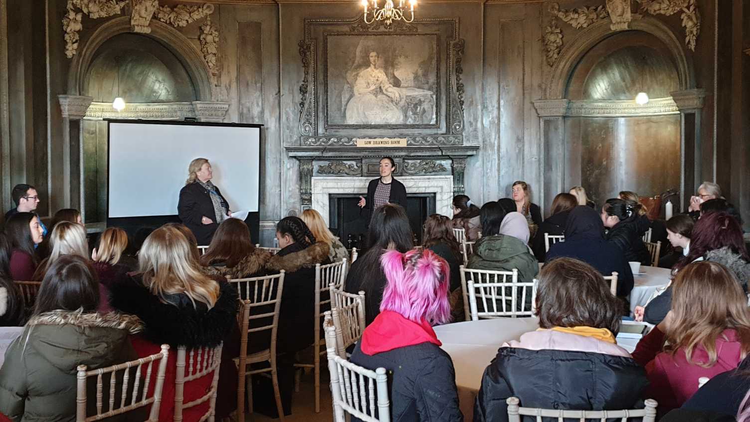 Thumbnail for Smash the barriers to your dream job in construction, Dame Julie tells schoolgir…