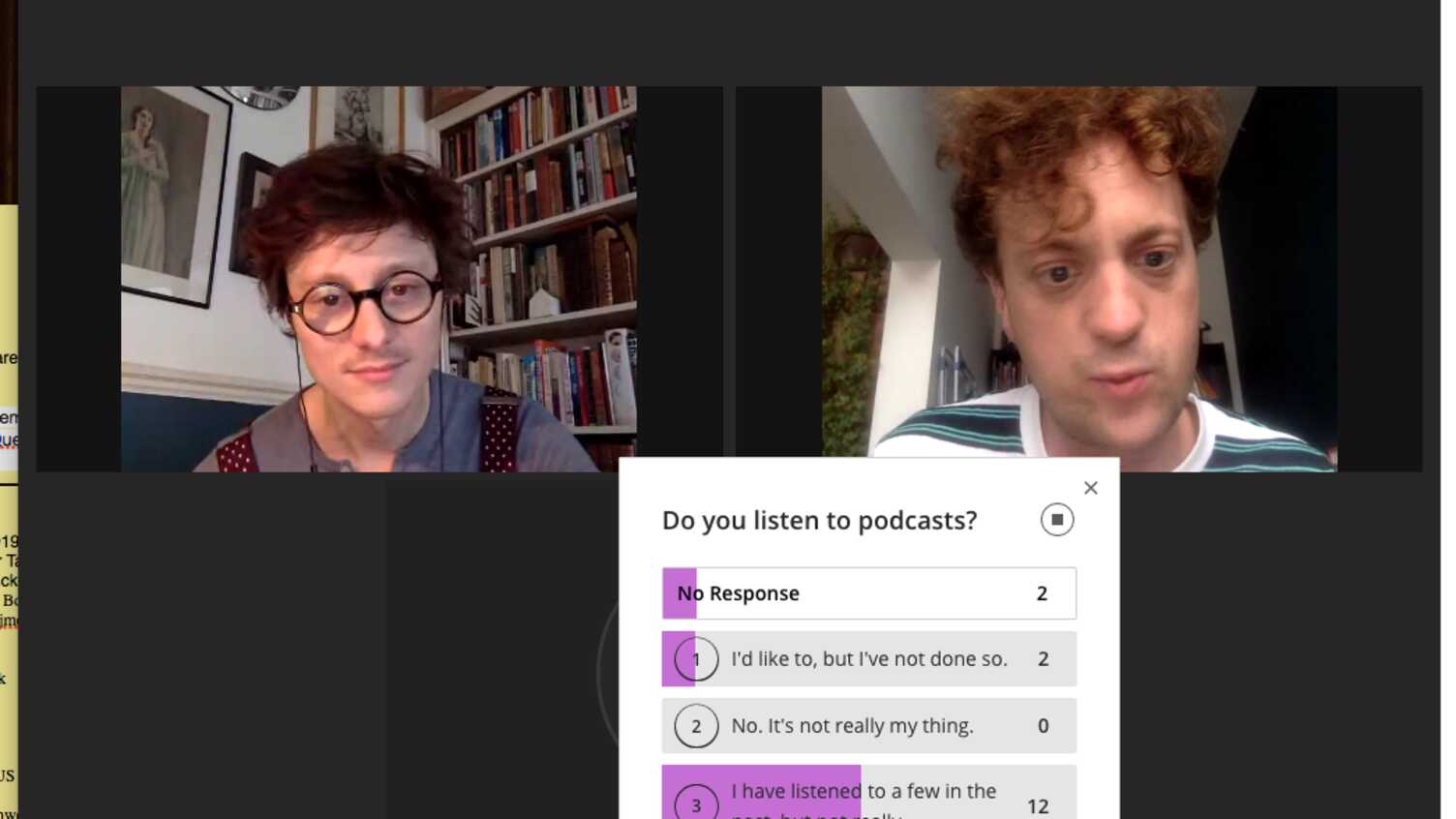 Podcasting collaboration