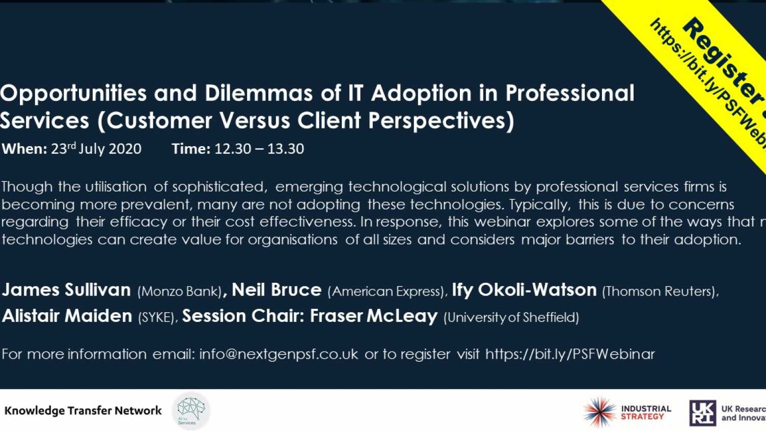 Thumbnail for Opportunities and Dilemmas of IT Adoption in Professional Services | Webinar | B…
