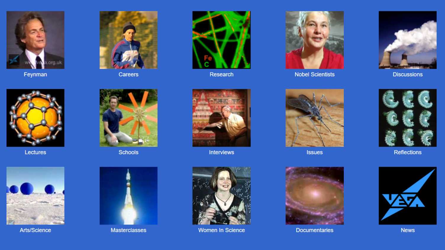 Thumbnail for Vega Science Trust | Kroto Research Institute 