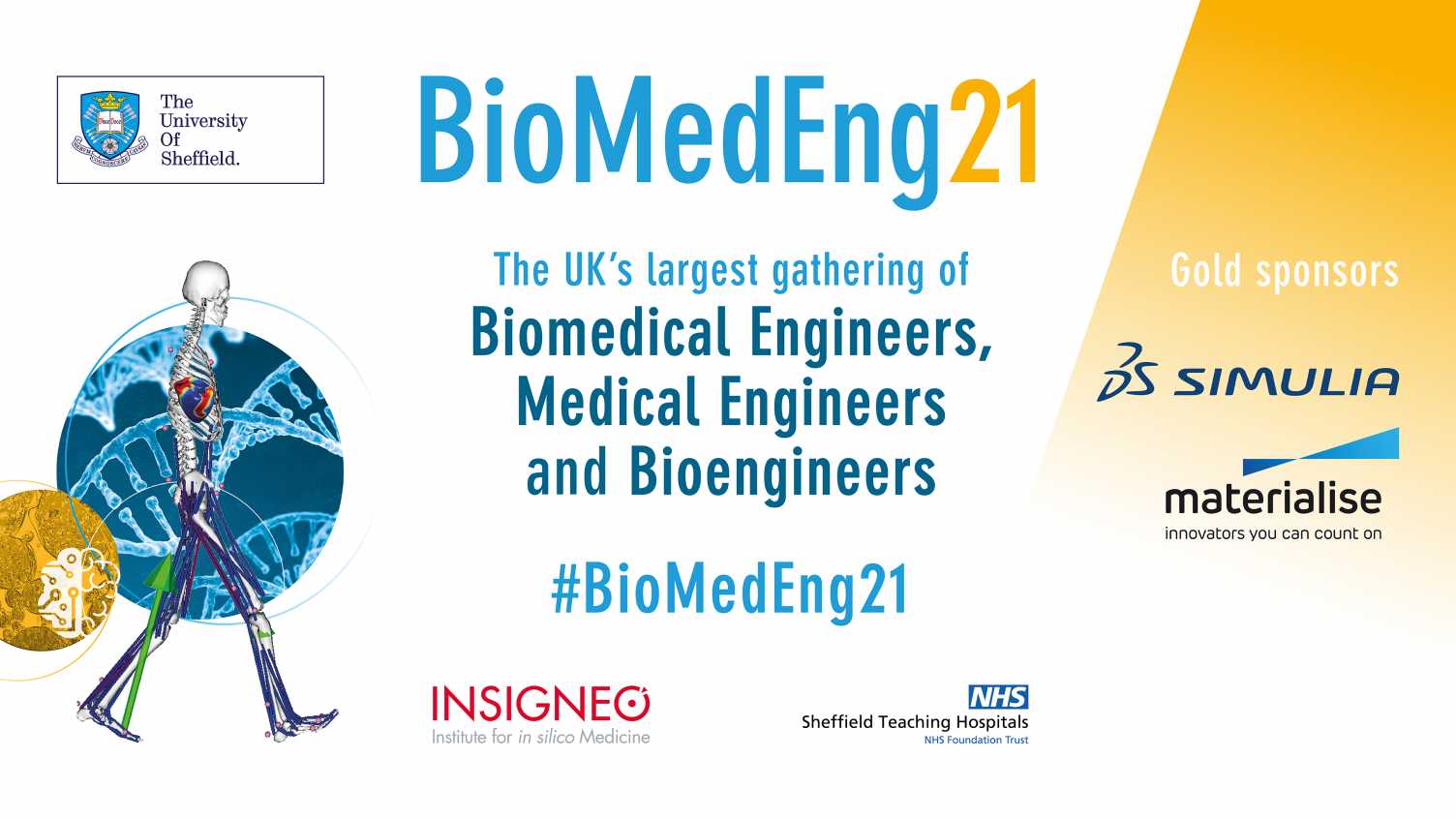 Thumbnail for Insigneo Institute hosts BioMedEng21 conference at the University of Sheffield |…