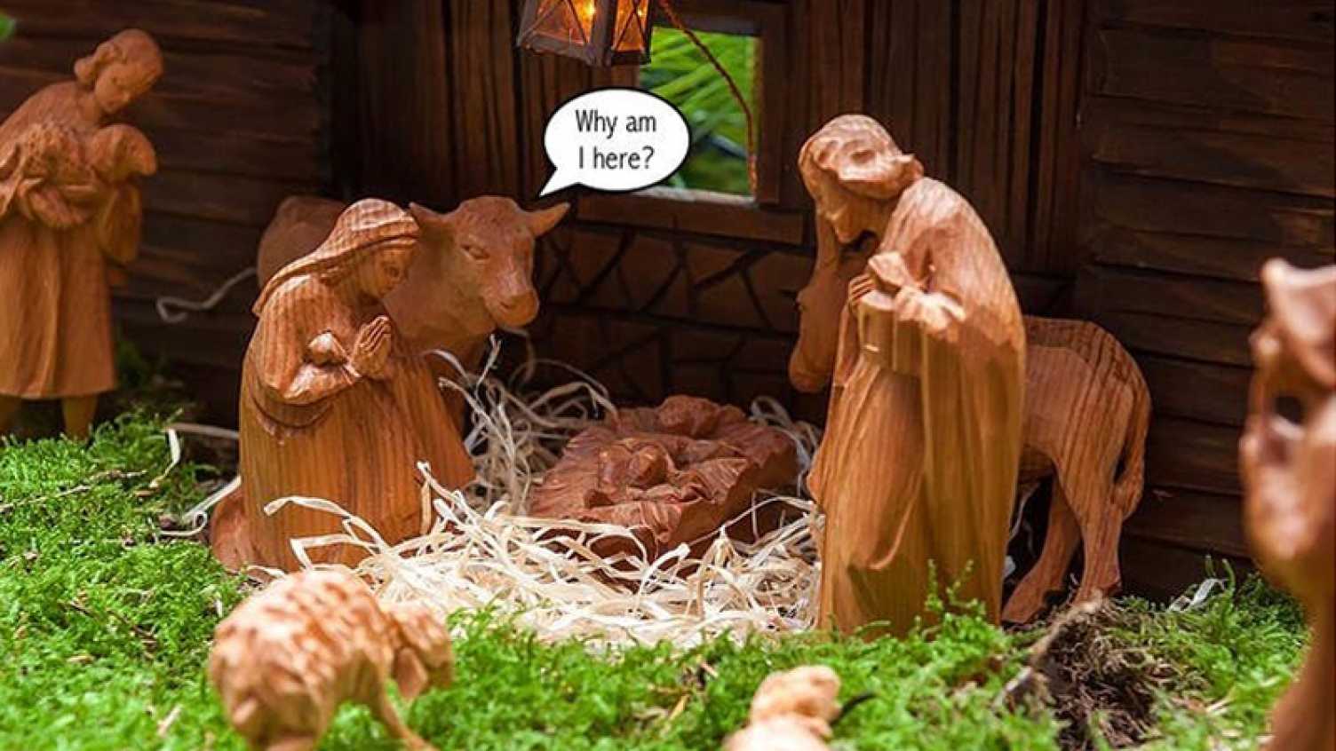 Thumbnail for An ox, an ass... a dragon? Sorry there were no animals in the Bible's nativity s…