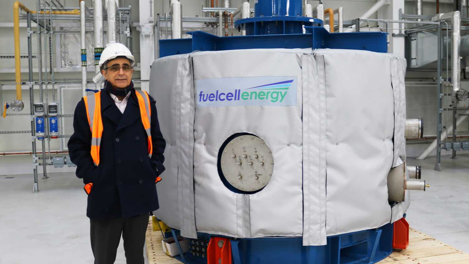 Thumbnail for Advanced Molten Carbonate Fuel Cell research rig, unique in the UK, arrives at t…