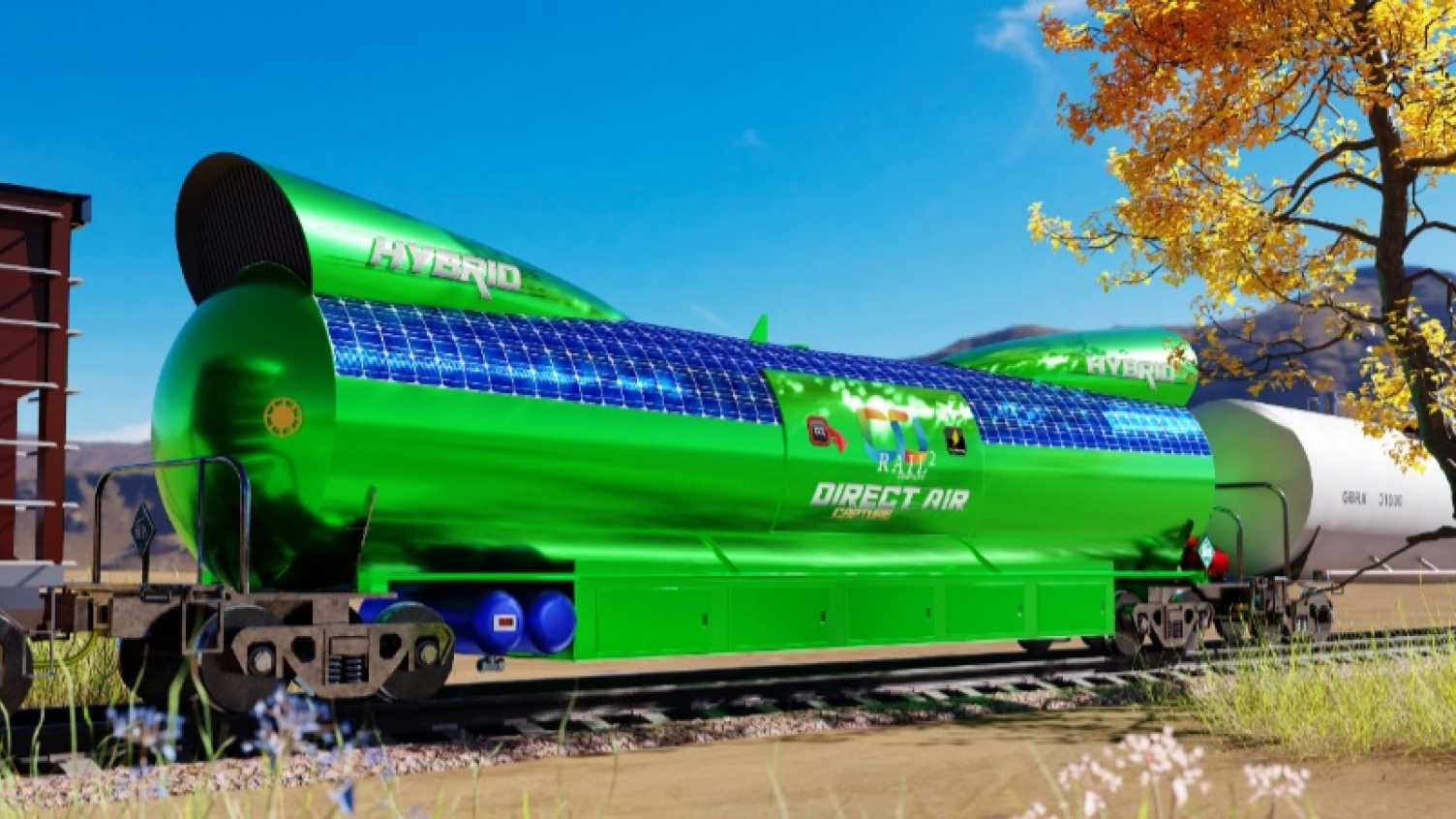 Thumbnail for Modified rail cars clean air of CO2 and help mitigate climate change | News 