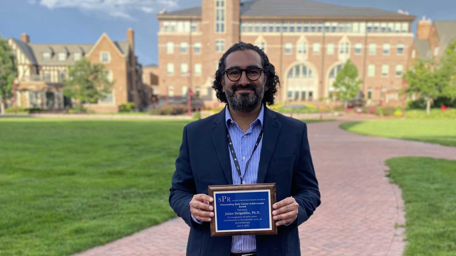Thumbnail for Prestigious psychology award goes to Dr Jaime Delgadillo | Psychology 
