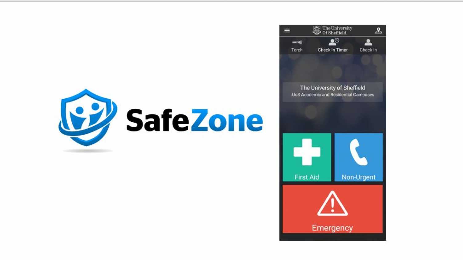 SafeZone | Security services | The University of Sheffield