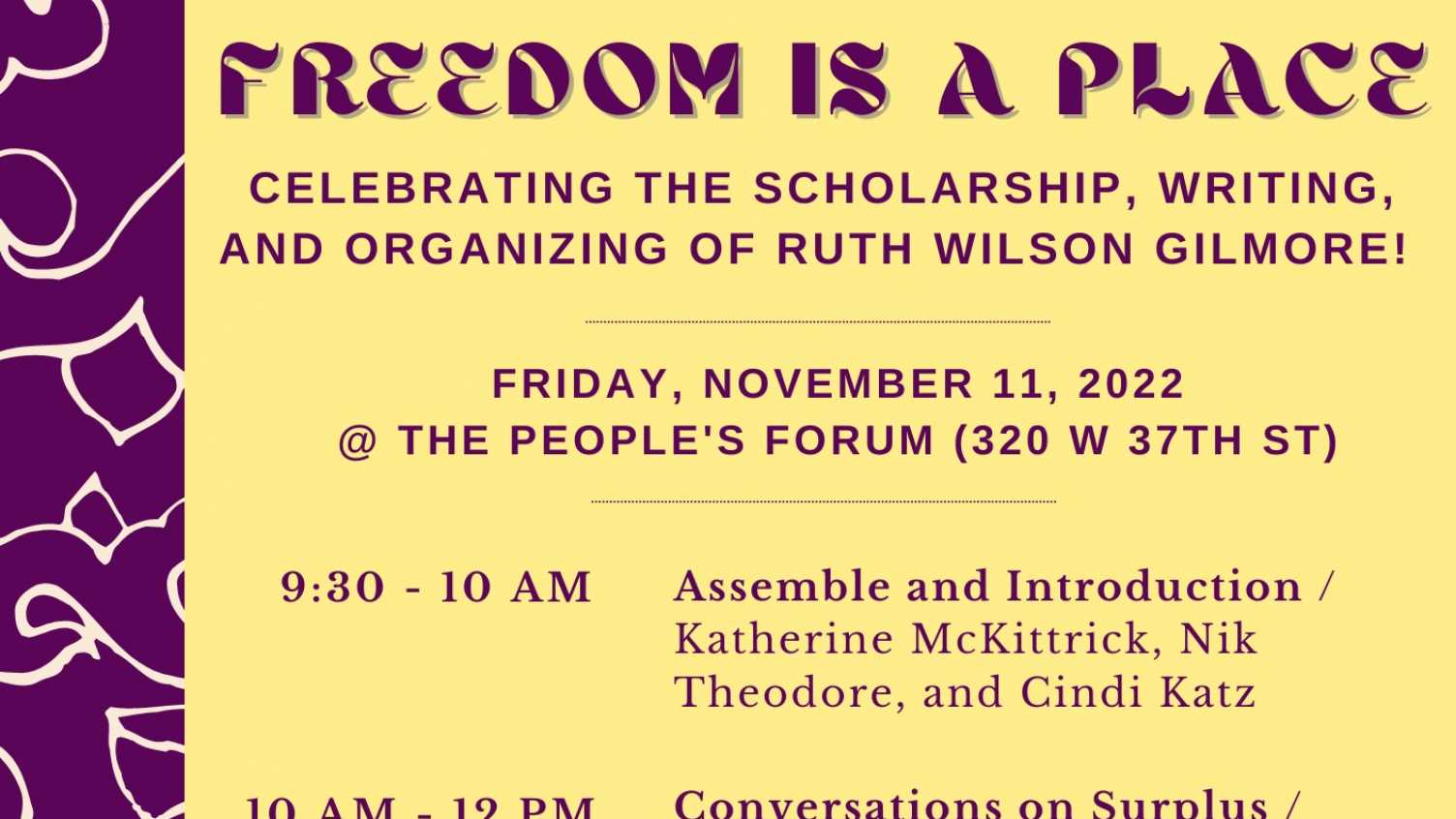 Thumbnail for Freedom is a Place: Honoring Ruth Wilson Gilmore | Urban Institute 