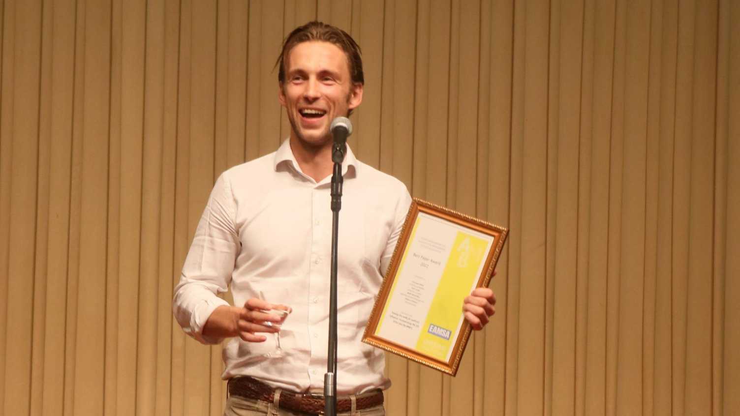 Thumbnail for Christiaan Röell presents his paper at EAMSA’s annual conference and at NordC…