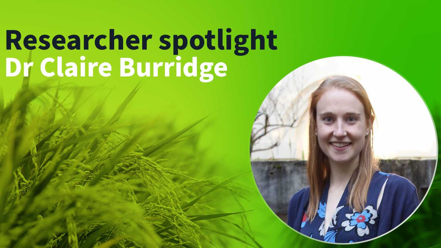 Thumbnail for Dr Claire Burridge | Institute for Sustainable Food 