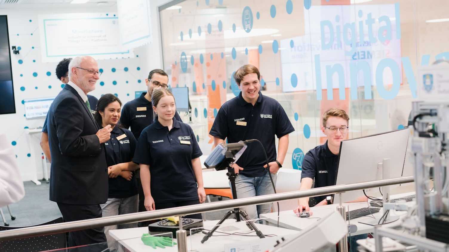 Thumbnail for University of Sheffield and Siemens ‘Digital Innovation Zone’ welcomes first…