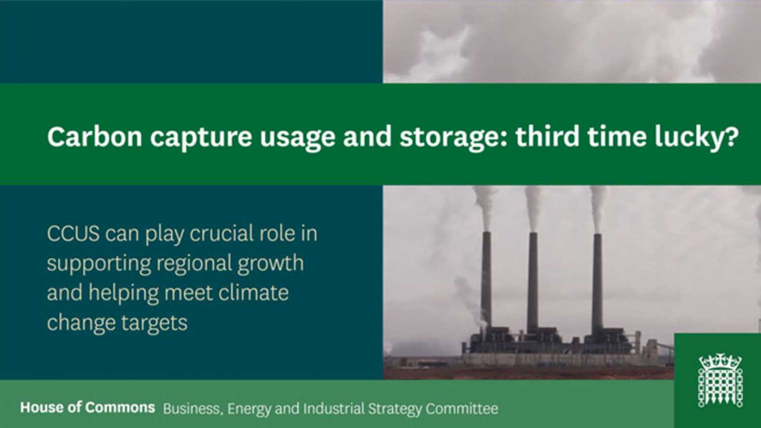 Thumbnail for The government should 'green light' carbon capture technology, say MPs | Energy …