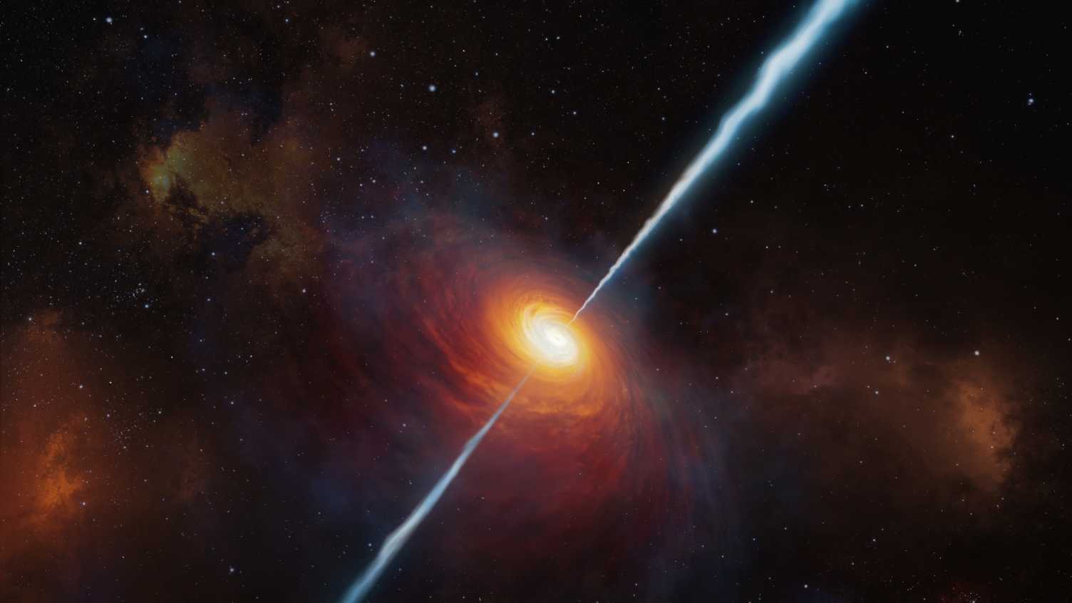 Thumbnail for Astronomers solve the 60-year mystery of quasars – the most powerful objects i…