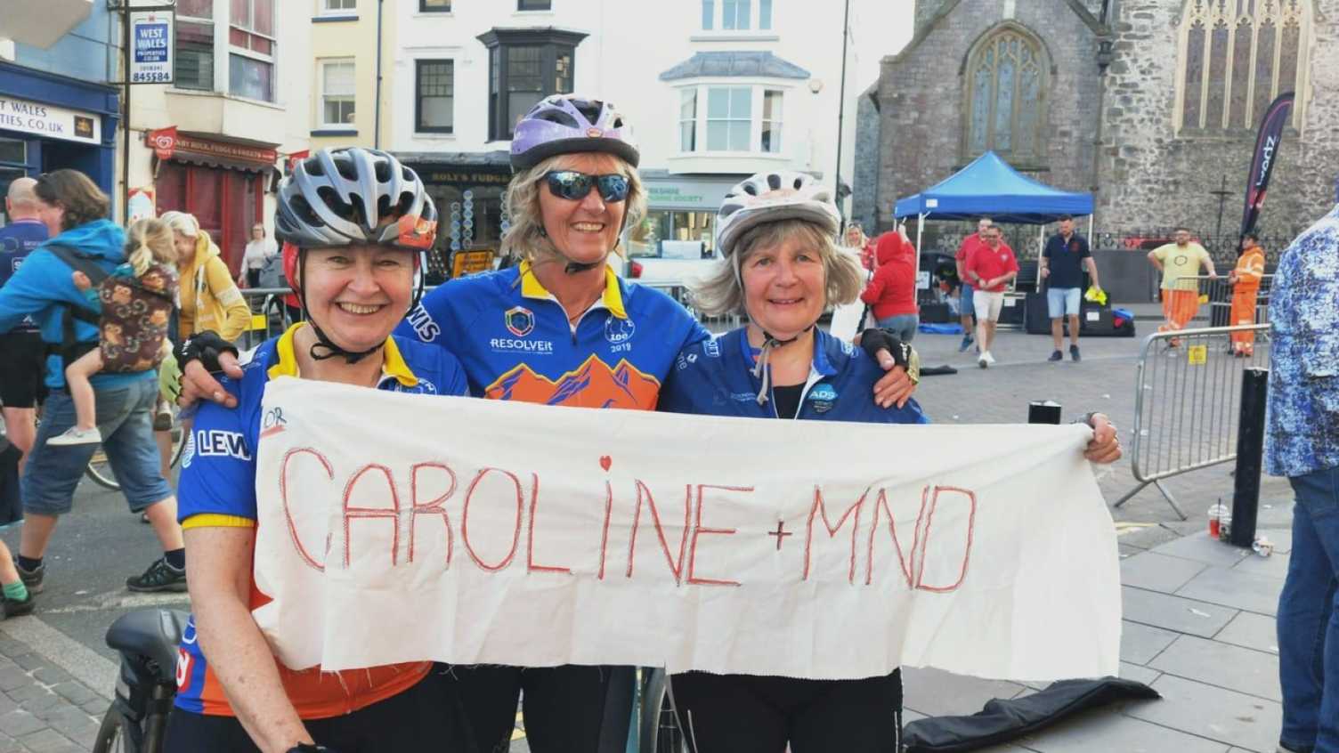 Thumbnail for Glynis and Sara peddle for MND research | Giving 