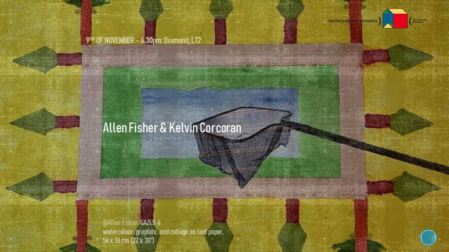 Thumbnail for Centre for Poetry and Poetics Presents a reading with Allen Fisher and Kelvin Co…