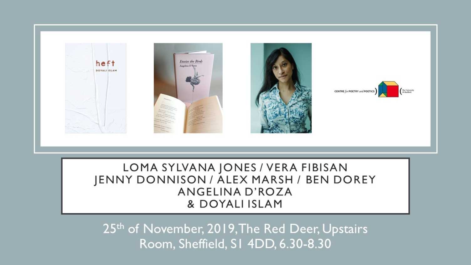 Thumbnail for Centre for Poetry and Poetics, Sheffield, Presents: Loma Sylvana, Vera Fibisan, …