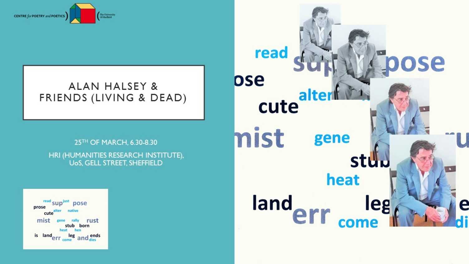 Thumbnail for Alan Halsey and Friends (living and dead) | Poetry and Poetics and Creative Writ…