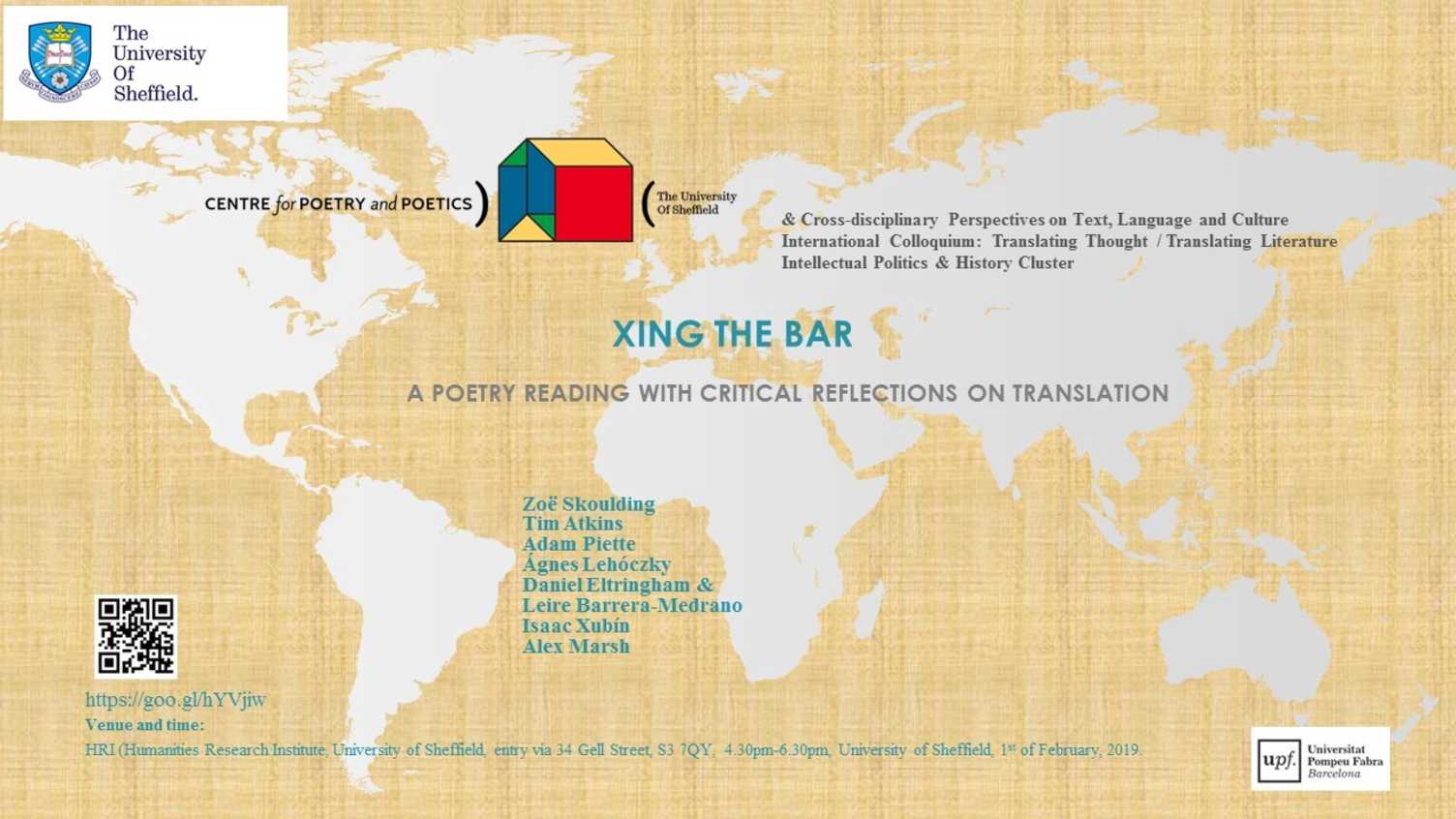 Thumbnail for Xing the bar | Poetry and Poetics and Creative Writing 