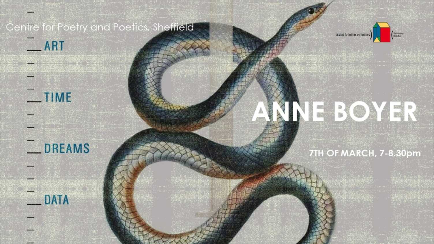 Thumbnail for Centre for Poetry and Poetics, Sheffield Presents: A Reading with Anne Boyer | P…
