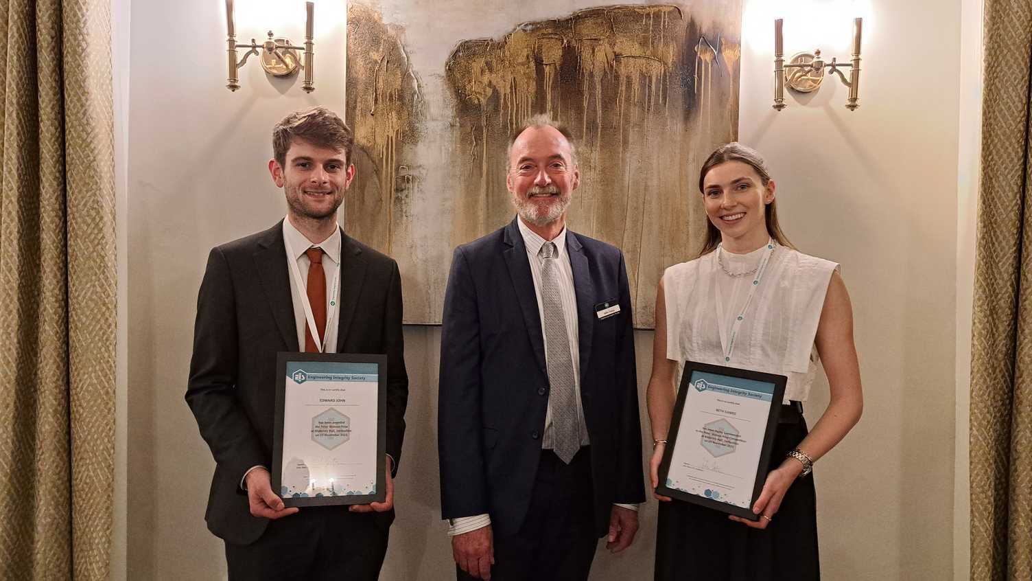 Thumbnail for One of our PGR students has won the prestigious Peter Watson Prize for young eng…