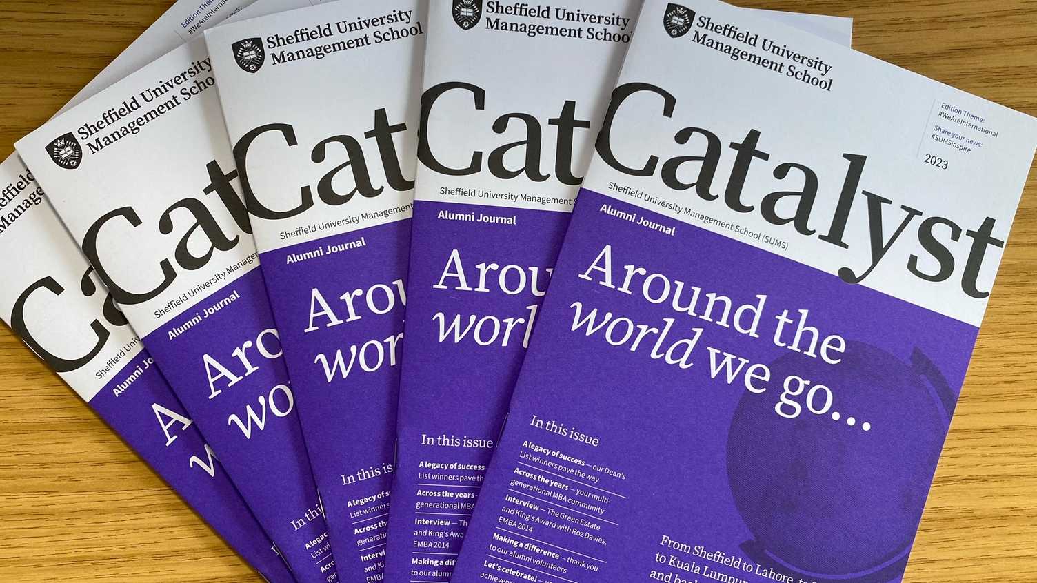 Thumbnail for Catalyst is back! The magazine for Sheffield University Management School alumni…